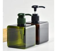 Set di 2 bottiglie ricaricabili in plastica da 250 ml, adatte per shampoo, balsamo, lozioni per il bagnoschiuma e saponi liquidi (rosa)