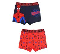 Set di 2 Boxer Adatto Marvel Spider-Man, per Bambino, con Stampa Supereroe (IT, età, 5 Anni, 6 Anni, Navy e Rosso)