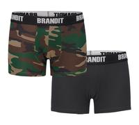 Set Di 2 Boxer Brandit Logo Retro Per Uomo Taglia S-3XL