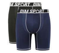 Dim Boxer Long Sport Micro Traspirabile Uomo x2 Nero/Blu Berlino XXL