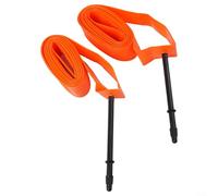 Set di 2 camere d'aria per bici da strada, 700 x 18, 32 C, materiale ultraleggero con valvola 45/65/85 mm, per uso in bicicletta durevole (85 mm)