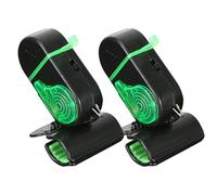 Set di 2 campane da pesca sensibili con avviso a LED, allarme per il rilevamento dei becchi, utili da canna, regalo per compleanno, festa o attività all'aperto