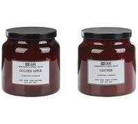 Set di 2 Candele Profumate Cera di Soia Note fruttate Note fresche