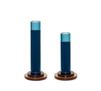 Set di 2 Candelieri Comet Blu