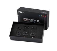Fox International Mini Micron X 2 Rods Bite Alarm Nero