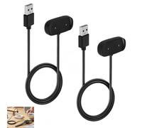 Set di 2 caricabatterie compatibili con Amazfit GTR 4, GTR 3, GTR 3 Pro, GTS 3, GTS 4 e T-Rex 2, cavo di ricarica USB magnetico a 2 pin, 19 mm, accessorio di ricarica per Smart Watch