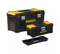Set di 2 cassette porta utensili Stanley "Essential" 19" e 12"