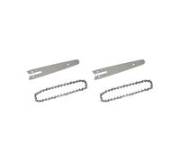 Set di 2 catene per sega a catena e barra guida per tagliare compensato intaglio pavimenti laminati 15,2 cm, argento, 15,2 cm