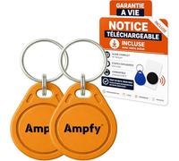 Set di 2 cavi RFID 13,56 MHz | Chip UID MODIFICABILE CUID | PROGRAMMABILE ANDROID MCT | COMPATIBILE VIGIK UNIVERSALE & CP7 CP5 EP7 HP7 | 9 COLORI | PASSO OVUNQUE IMMOBILE LETTORE RFID NFC TAG ecc