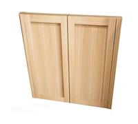 Set di 2 cerniere a battente per saloon retrò, per interni e cucina, finitura in legno naturale, 105 x 100 cm, perfette per uso domestico e commerciale