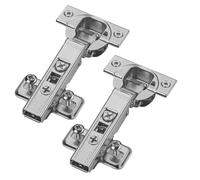 Set di 2 cerniere angolari BLUM 71B3580 110° con chiusura automatica incl. piastra di montaggio 174E6100 e viti speciali con tasselli a espansione (EXPANDO)