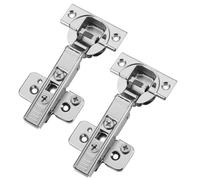 Set di 2 cerniere BLUM battuta d'angolo 71B3550 110° con chiusura automatica incl. piastre di montaggio con regolazione eccentrica 173H7100