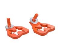 Set di 2 cerniere industriali per cancello a T, in acciaio legato immerso a caldo, perno da 5/8 pollici, per sistemi di recinzione da fattoria e giardino, uso quotidiano, hardware di montaggio per