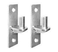 Set di 2 cerniere per cancello da parete, per esterni, recinzioni, porte, design robusto e portatile, con perno da 5/8 pollici