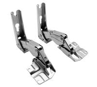 Set di 2 cerniere per porta di ricambio per frigorifero Bosch Siemens 12004051 Neff Constructa con congelatore, set di cerniere in metallo con giunto superiore e inferiore per combinazione frigorifero