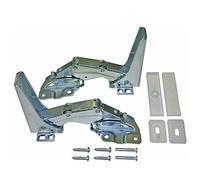 Set di 2 cerniere per porta giuntura superiore e inferiore, adatte come Whirlpool Bauknecht Ignis Philips 481231018626 ATAG 70701573 Gorenje 331776 Küppersbusch 431370 Poggenpohl