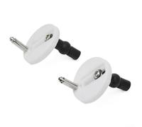 Set di 2 cerniere per sedile WC con sgancio rapido, raccordi Top Fix per WC standard, perfetti per cerniere rotte o vecchie