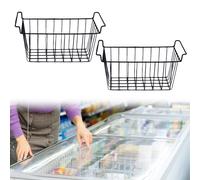 Set di 2 Cestelli per Congelatore E Frigorifero, Contenitori per Organizzazione