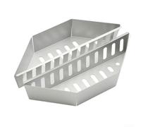 Set di 2 cestini per carbonella, strumento essenziale per barbecue per cucinare all'aperto e per una facile pulizia