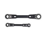 Set di 2 chiavi a doppia estremità 4 in 1, strumento piatto multifunzione sottile per tubi idraulici ugello chiave strumento multifunzione