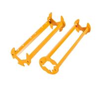 Set di 2 chiavi multifunzione in metallo per lavello | Tenditore idraulico giallo per cucina e bagno, chiave compatta per rubinetti ristretti, robusto per sganciare