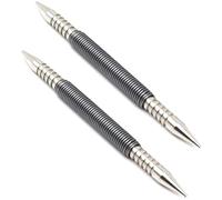 Set di 2 Chiodi a Doppia Testa, applicatore di Chiodi Senza Martello da 1/16"-3/32", punzone per Fori centrali in Metallo, punzone a Molla per la rimozione dei perni delle Cerniere delle Porte