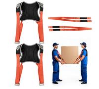 Set di 2 Cinghie Trasporto Mobili, Spostare Mobili Pesanti con Gilet in Spugna, Cinghie Sollevamento Carichi per 2 Persone Trasloco, Sollevare Pesi, Trasporto, Sposta Mobili e Oggetti Pesanti