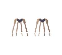 Set di 2 cinture regolabili per attrezzi, compagno affidabile per ogni progetto, cintura per attrezzi da uomo, imbottita, regolabile, in nylon tipo X, colore cachi