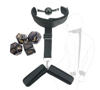 Set di 2 cinturini di supporto per le mani per lo yoga, rosso, regolabili, in nylon resistente con fodera in pile, accessori per l'allenamento in palestra