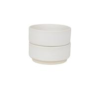 Set di 2 Ciotole in Ceramica Otto, Medie, Naturali