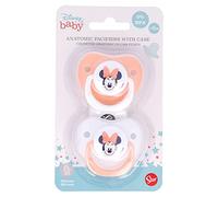 Set 4 Succhietto ciucci per bambini in silicone senza BPA 6m+ Disney gommotti