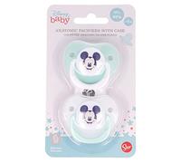 Set 4 Succhietto ciucci per bambini in silicone senza BPA 6m+ Disney gommotti