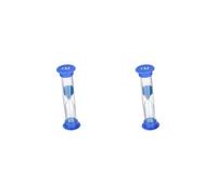 Set di 2 clessidra da 1 minuto, per giochi e ufficio, spazzolatura dei denti dei bambini