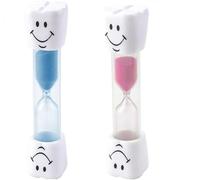 Set di 2 Clessidre per Bambini con Sorridenti,Timer Divertenti, Cucina e Tempo di Gioco,timer Hourglass per ufficio, Home and Play