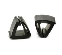 Set di 2 clip di fissaggio per parabrezza per carrello da golf, compatibili con EZGO modello 102005801, struttura in gomma, presa affidabile, senza foratura