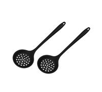 Set di 2 colini da cucina in silicone, schiumarola, schiumarola, mestolo, colino, cucchiaio per scolare e cucinare