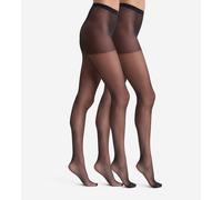 Set di 2 collant Beauty Resist - 15 denari Nero 42 (IT) - 38 (FR)