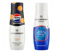 Set di 2 concentrati d'acqua. Sodastream PepsiMAX Mango + Isotonic Citrus