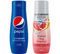 Set di 2 concentrati di Pepsi e pompelmo per SodaStream