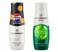 Set di 2 concentrati e sciroppi per acqua. Sodastream Pepsi MAX Mango + Mojito