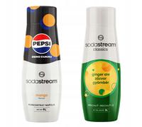 Set di 2 concentrati e sciroppi per acqua. Sodastream PepsiMAX Mango + Zenzero