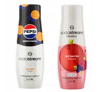 Set di 2 concentrati e sciroppi. Sodastream Pepsi MAX Mango + Frutti Rossi