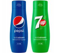 Set di 2 concentrati SodaStream Pepsi+7UP
