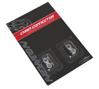 Set di 2 connettori per catene urbane antiruggine (sgancio rapido) Newton Sram 1-3 v Argento