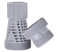 Set di 2 connettori per tubi flessibili per piscina, adattatore in plastica per connettore valvola, universale, per piscine Intex Bestway, guarnizione durevole e fissaggio sicuro per il ritiro