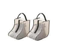 Set di 2 contenitori per stivale, sacchetti per polvere per scarpa, custodie per scarpe da viaggio, copertura trasparente per stivale