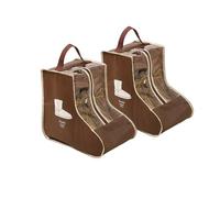 Set di 2 contenitori per stivali, per stivali corti e stivali alti, sacchetti per la polvere per scarpe, custodie per scarpe da viaggio, copertura trasparente per stivali, organizer per scarpe da