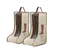 Set di 2 contenitori per stivali, per stivali corti e stivali alti, sacchetti per la polvere per scarpe, custodie per scarpe da viaggio, copertura trasparente per stivali, organizer per scarpe da