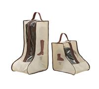 Set di 2 contenitori per stivali, per stivali corti e stivali alti, sacchetti per la polvere per scarpe, custodie per scarpe da viaggio, copertura trasparente per stivali, organizer per scarpe da