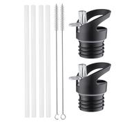 Set di 2 Coperchi con Cannuccia di Ricambio per Bottiglia D'acqua, Coperchio con Cannuccia per Hydro Flask a Bocca Standard, Ricambio Coperchio con Cannuccia, Coperchio con Cannuccia per Hydro Flask